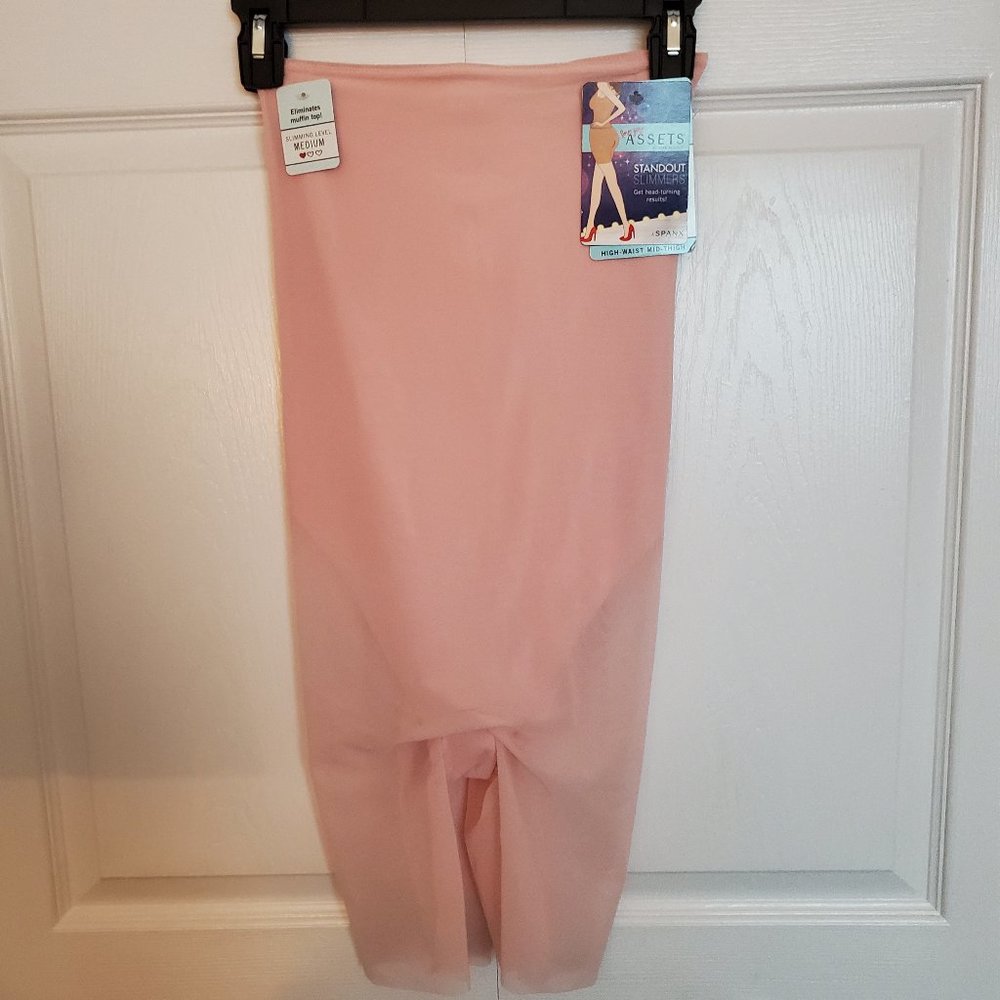 Spanx Assets High Waist Slimmer - Pink 1X NWT